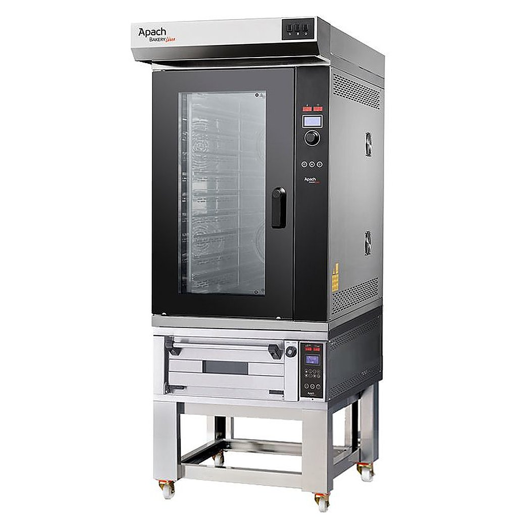 Печь конвекционная Apach BAKERY LINE K10TL DP+E218PA (с подом на подставке с направляющими)