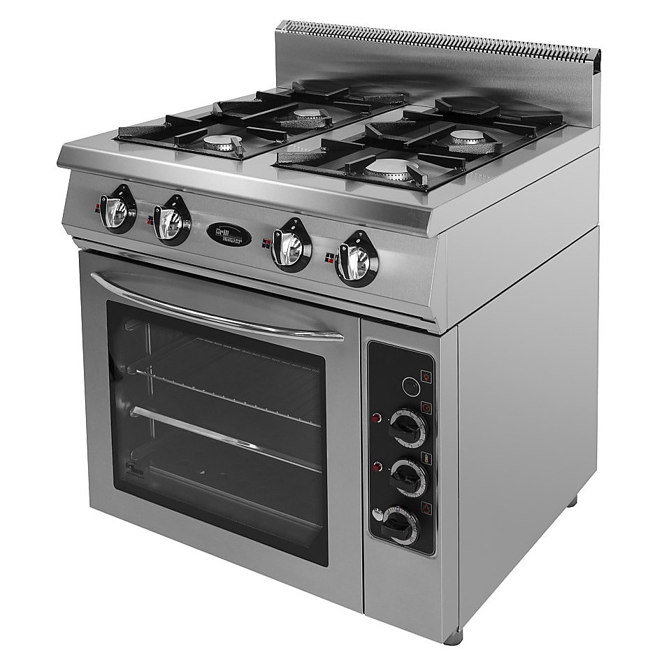 Плита газовая Grill Master Ф4ПДГ/800(э)