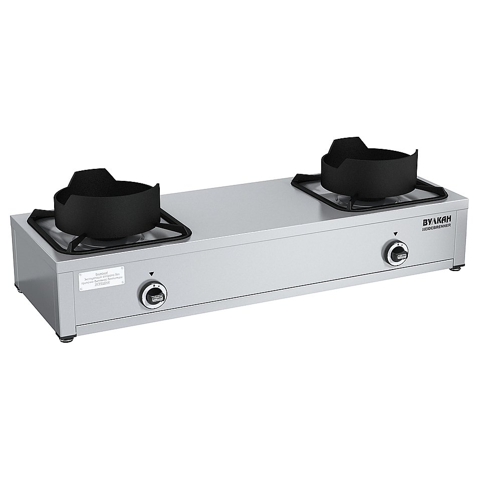 Плита газовая Вулкан KSB02 8077 WOK