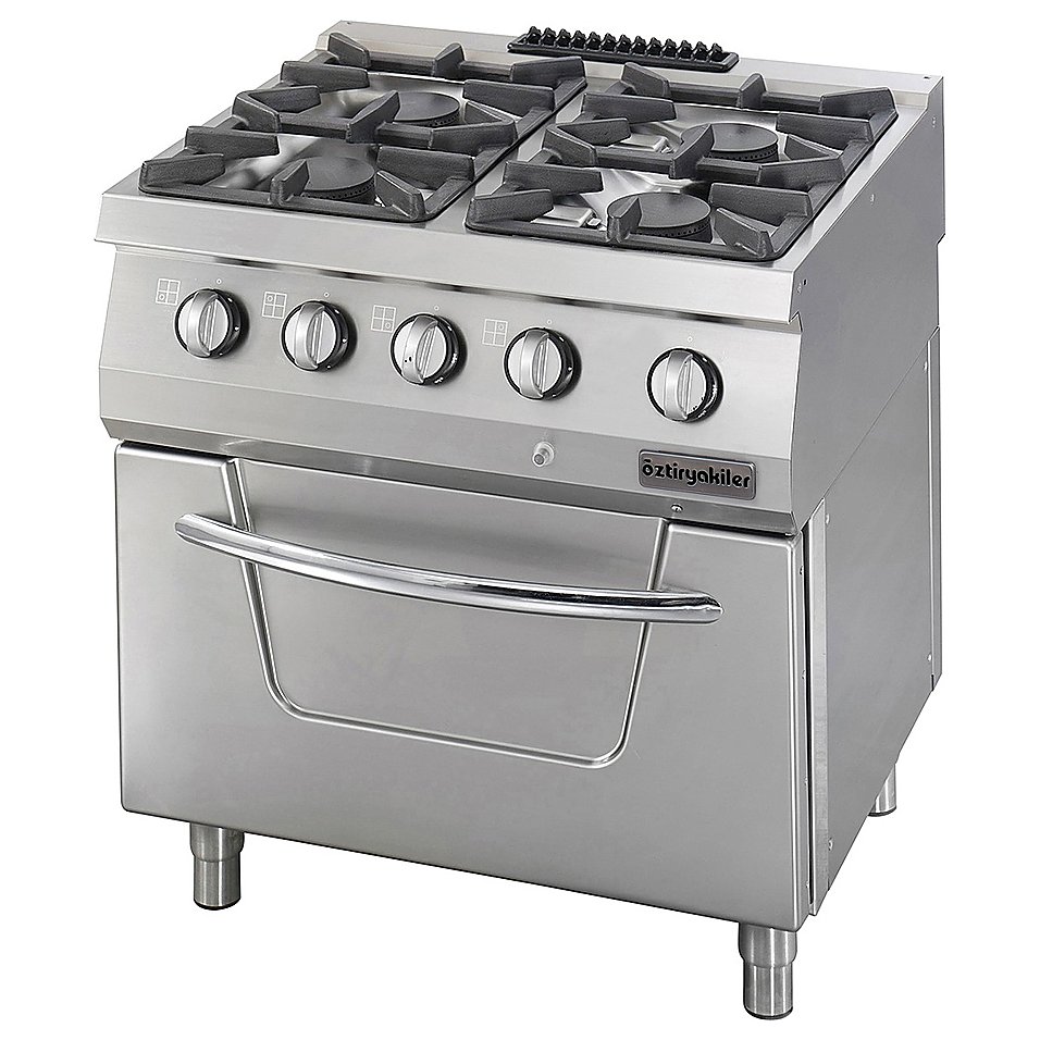 Плита газовая OZTI OSOGF 8070 L с газовым духовым шкафом