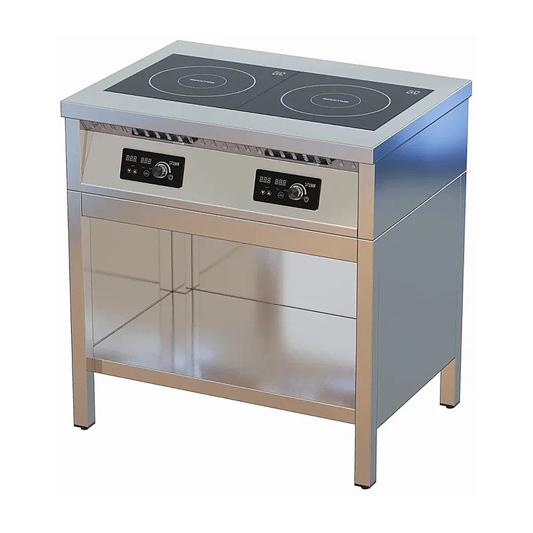 Плита индукционная ЦМИ ПИ-2Т 820 (820х600х870 мм) закрытая