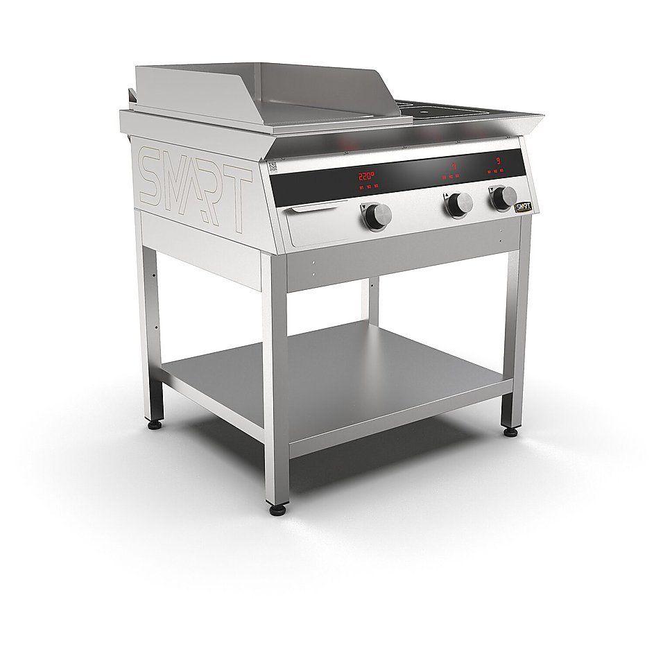 Плита индукционная комбинированная SMART INDUCTION K74-3PKN (с грилем), фото 2