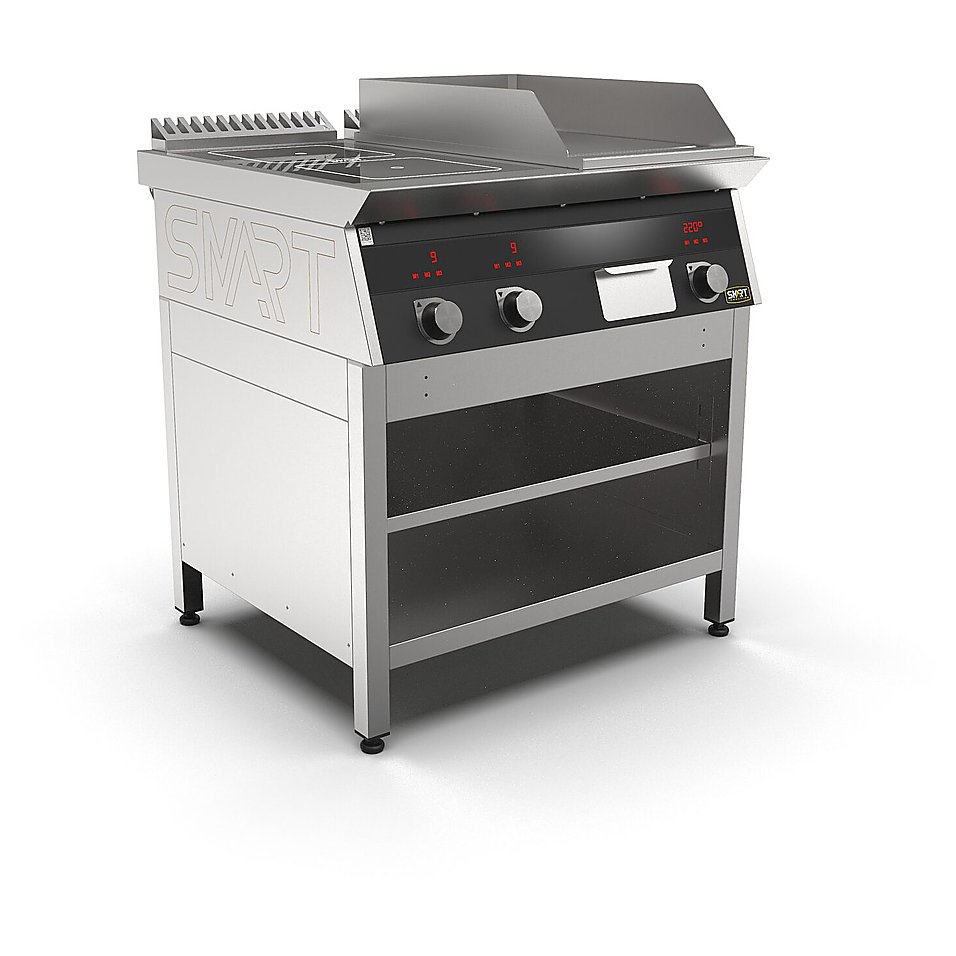Плита индукционная комбинированная SMART INDUCTION K94-5KPB (с грилем), фото 3