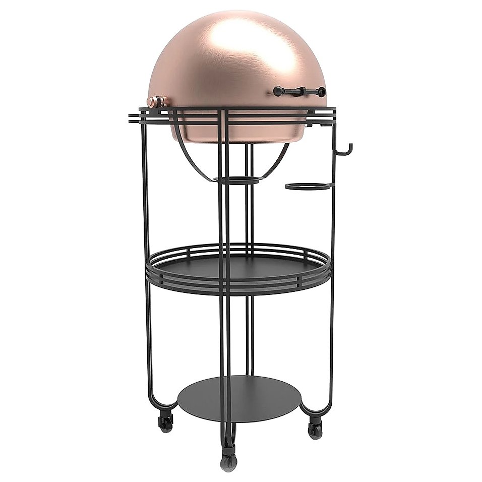 Мармит P.L. Proff Cuisine Hotelware 50х55х103 см (нерж. сталь с медным покрытием) на подставке с колесами