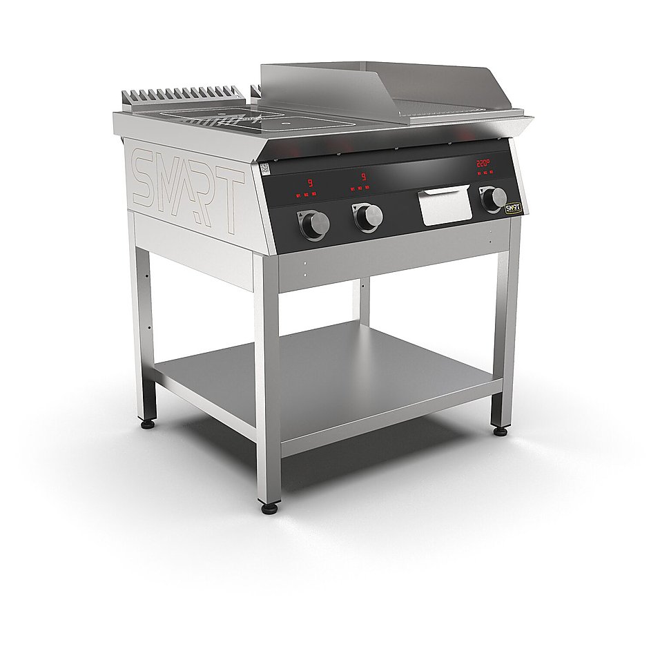 Плита индукционная комбинированная SMART INDUCTION K94-35KRB (с грилем), фото 2