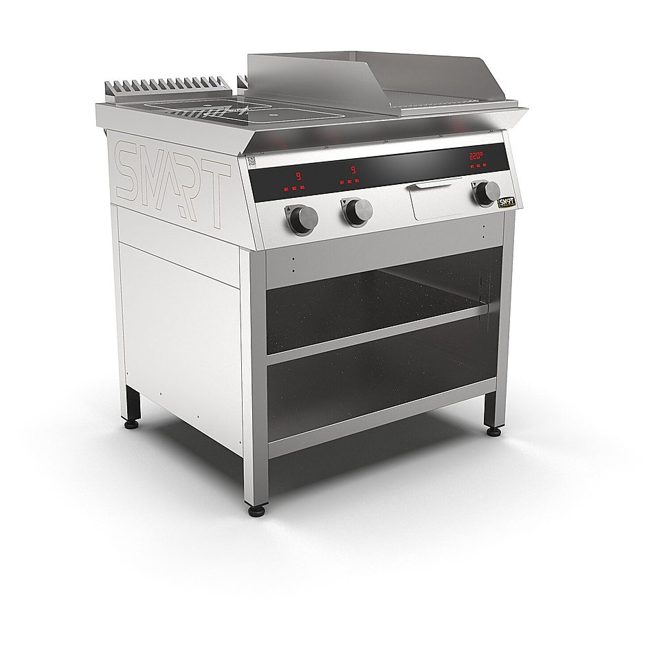 Плита индукционная комбинированная SMART INDUCTION K94-35KRN (с грилем), фото 3