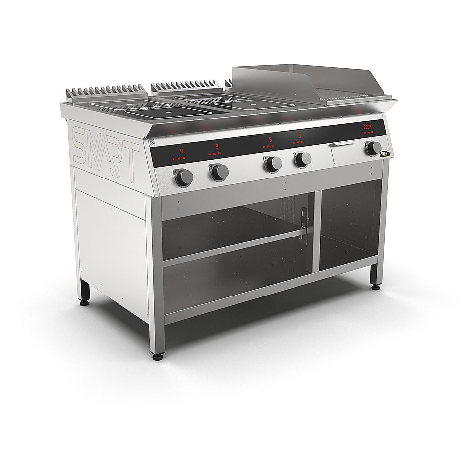 Плита индукционная комбинированная SMART INDUCTION K76-3KRN (с грилем), фото 3