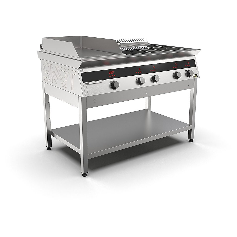 Плита индукционная комбинированная SMART INDUCTION K76-35PKN (с грилем), фото 3