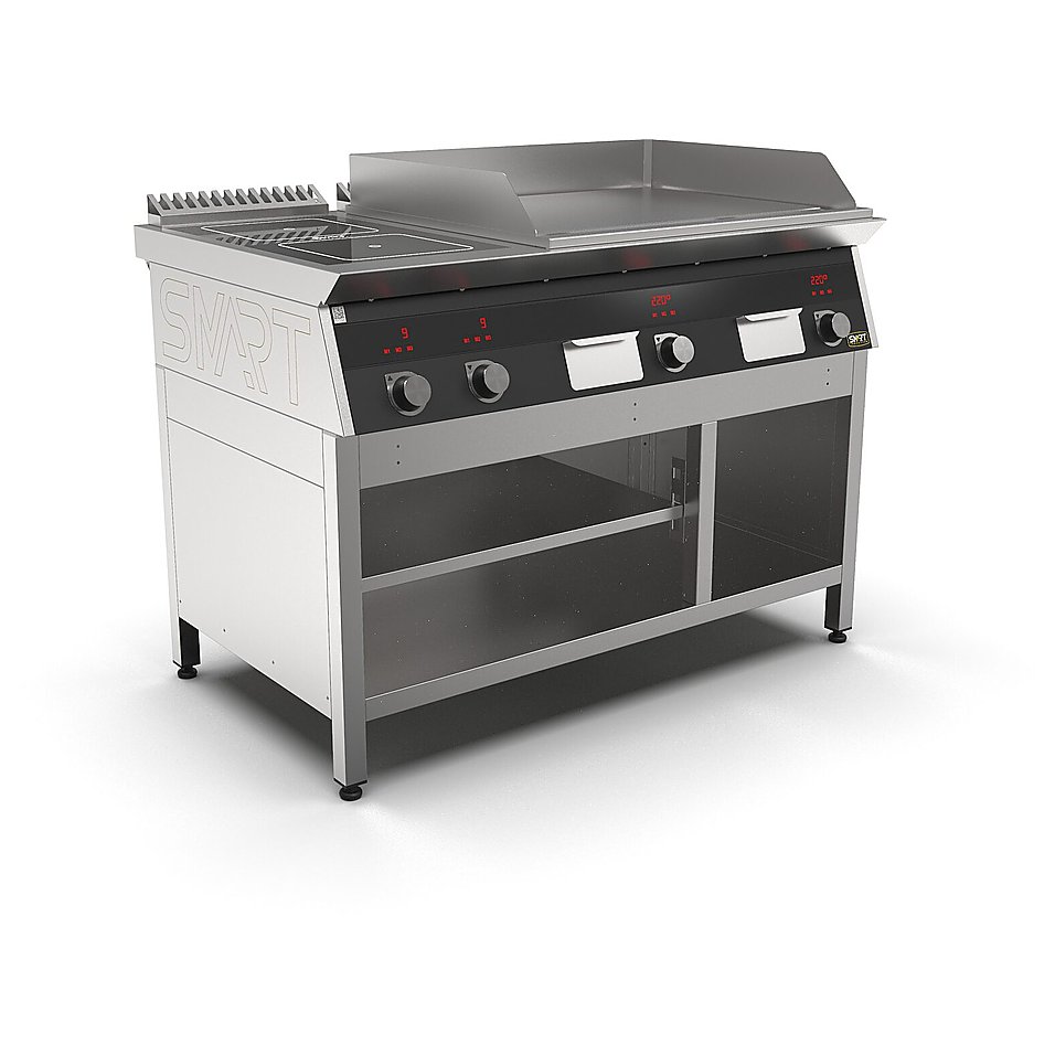 Плита индукционная комбинированная SMART INDUCTION K76-3KPPB (с грилем), фото 3