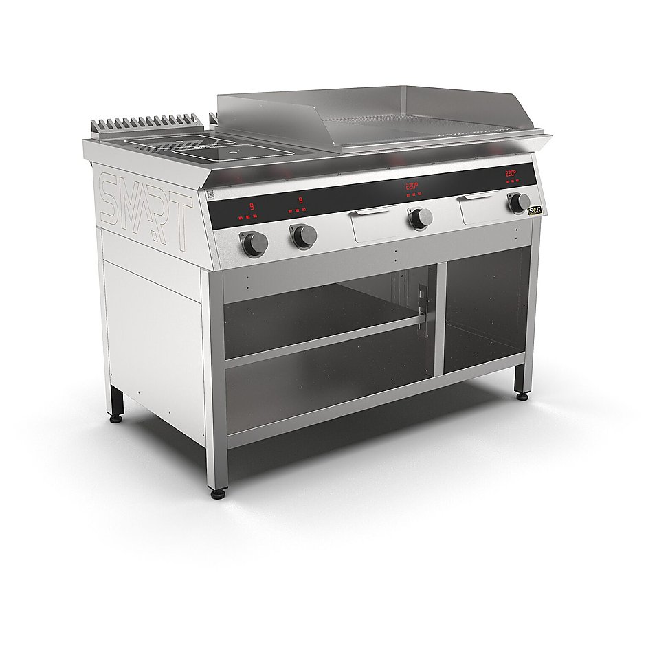 Плита индукционная комбинированная SMART INDUCTION K76-3KPRN (с грилем), фото 2