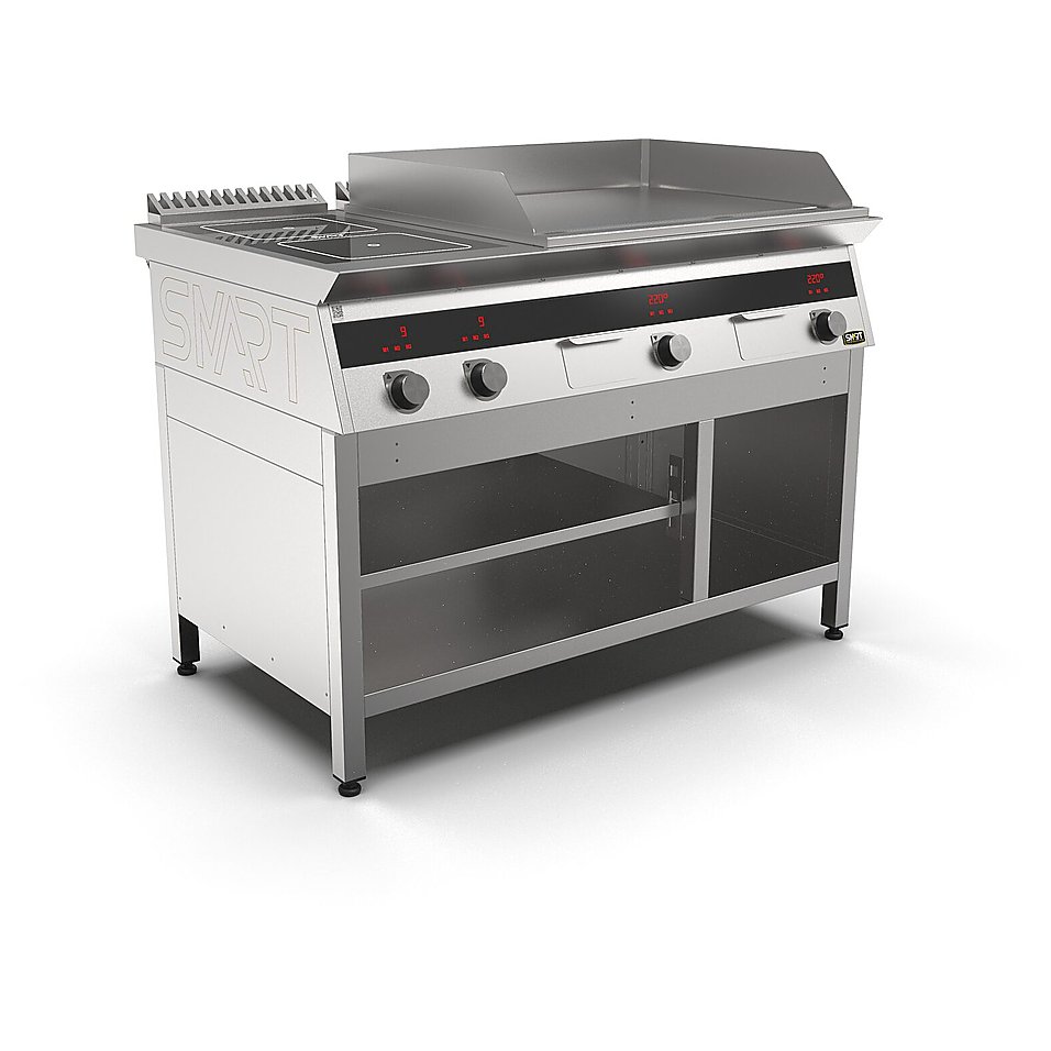 Плита индукционная комбинированная SMART INDUCTION K96-3KPPN (с грилем), фото 3