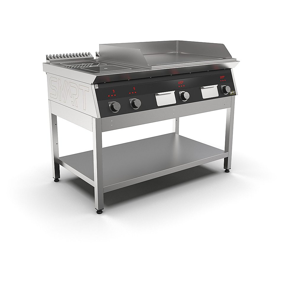 Плита индукционная комбинированная SMART INDUCTION K96-35KPPB (с грилем), фото 2