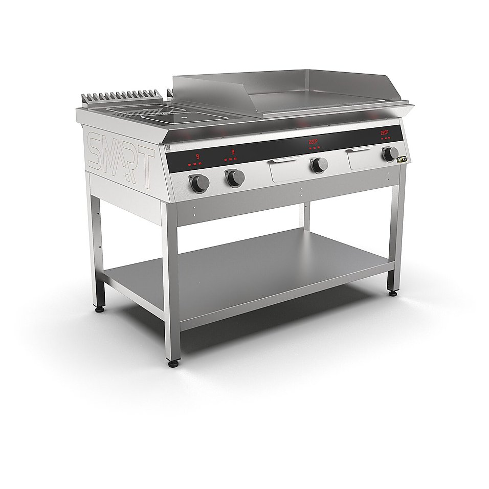 Плита индукционная комбинированная SMART INDUCTION K96-35KPPN (с грилем), фото 2