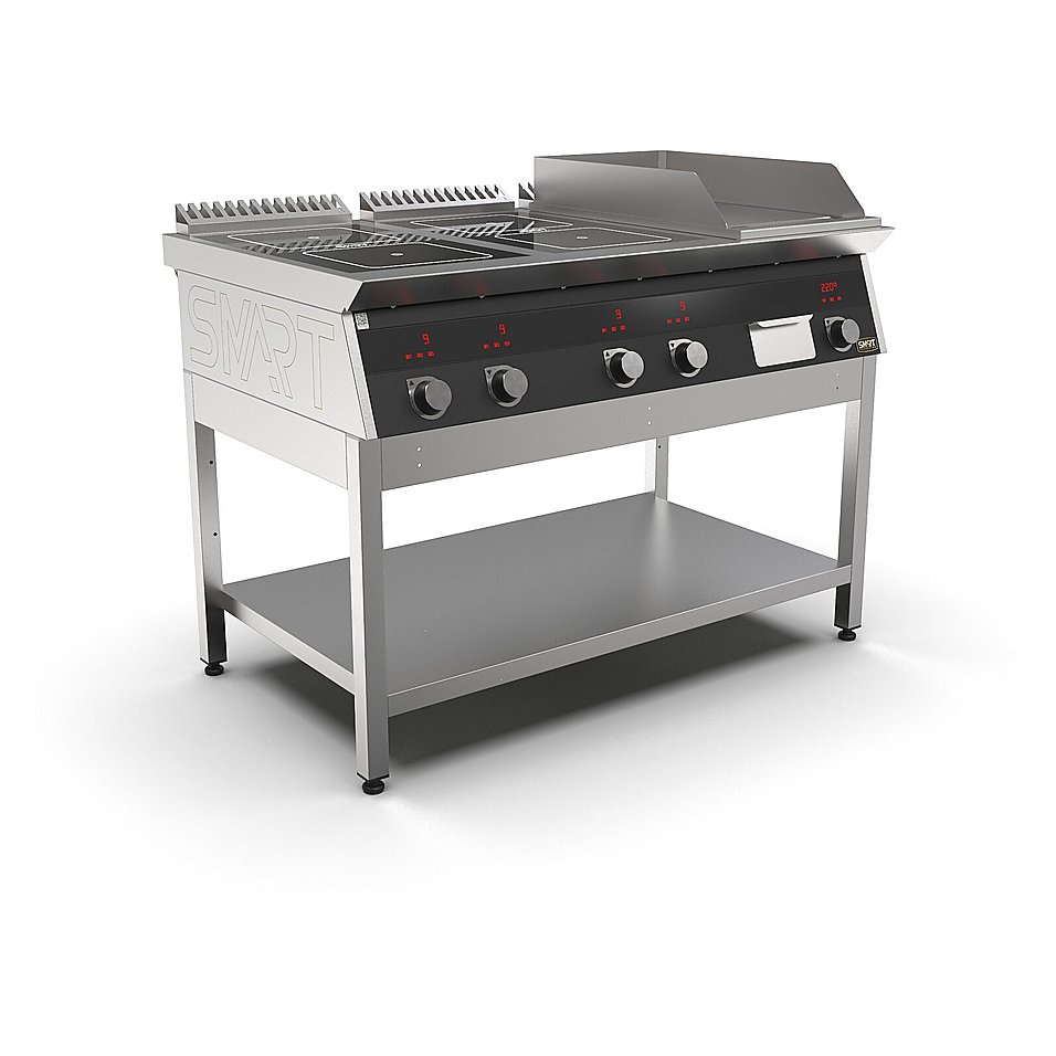 Плита индукционная комбинированная SMART INDUCTION K96-5KPB (с грилем), фото 2