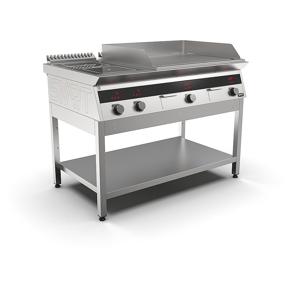 Плита индукционная комбинированная SMART INDUCTION K76-35KRRN (с грилем), фото 2