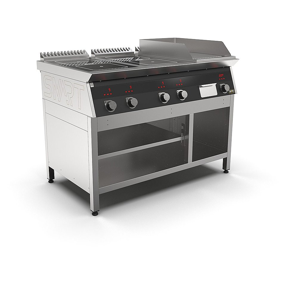 Плита индукционная комбинированная SMART INDUCTION K96-5KRB (с грилем), фото 3