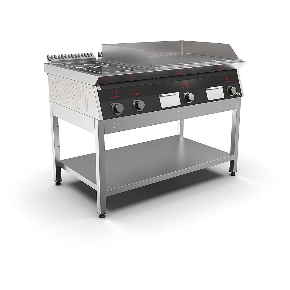 Плита индукционная комбинированная SMART INDUCTION K96-35KRRB (с грилем), фото 2