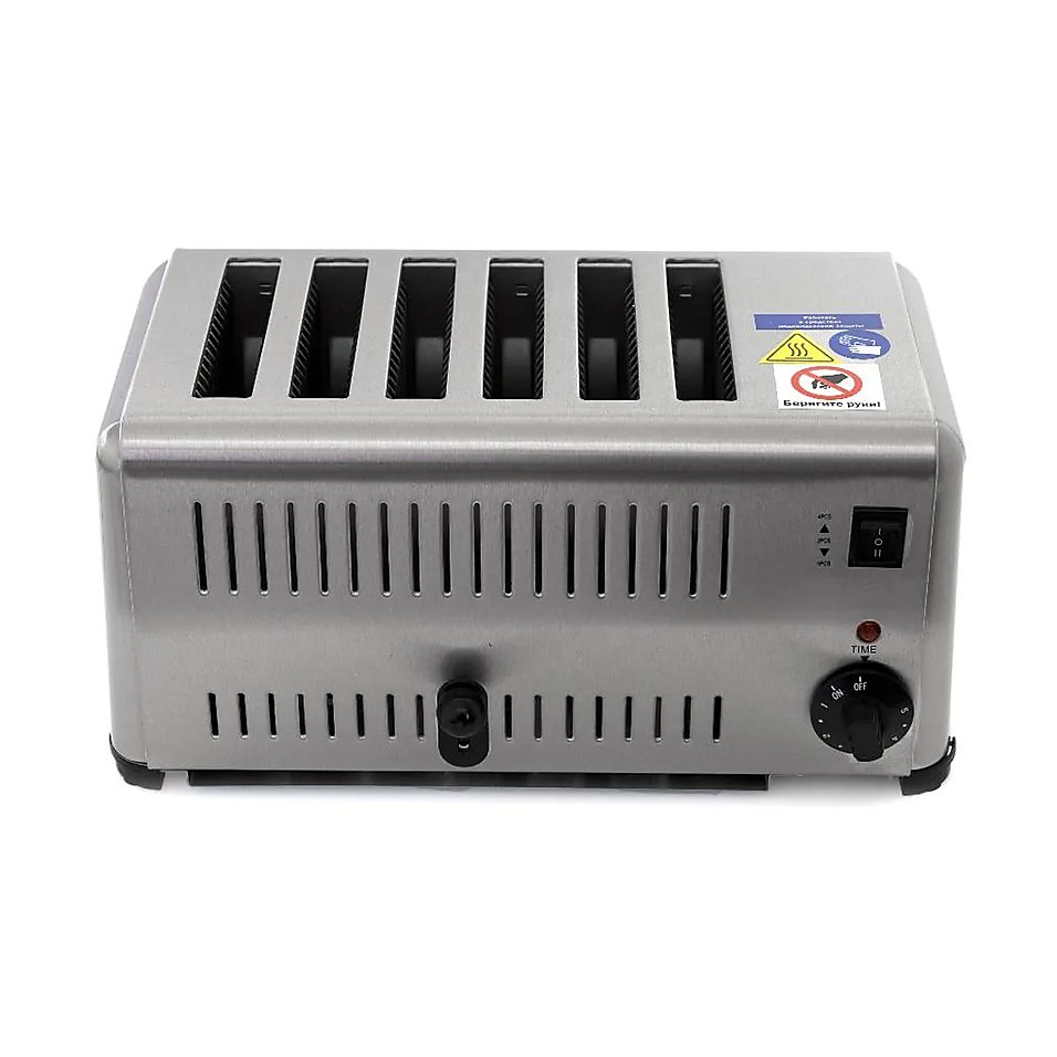 Тостер Foodatlas FA-ST6A 460x210x225 мм настольный, фото 2