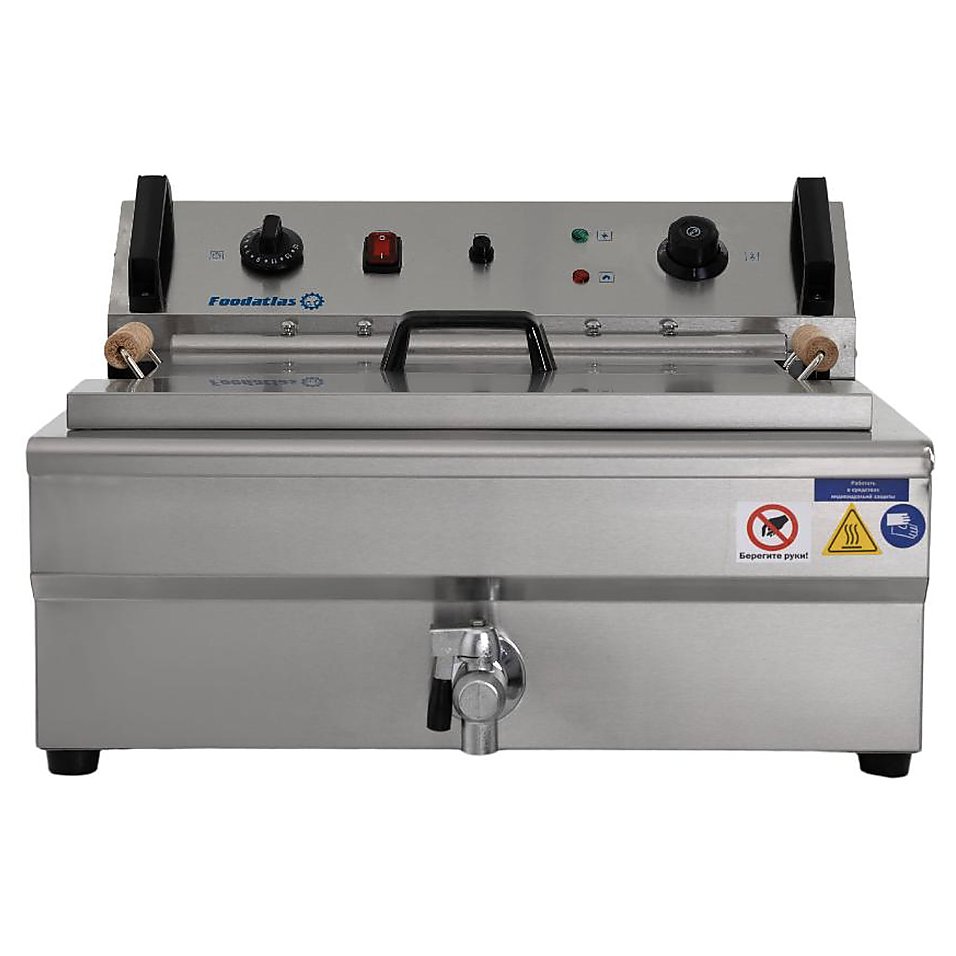 Фритюрница электрическая Foodatlas DF-20L 20 л, фото 3