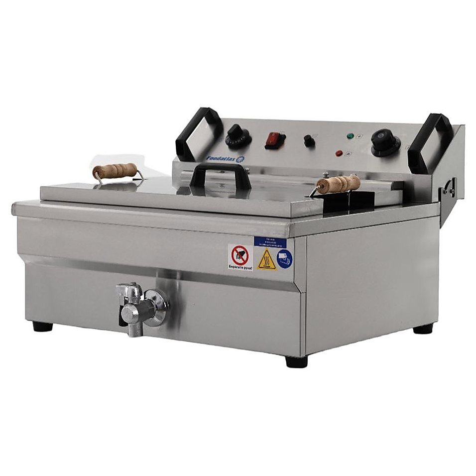 Фритюрница электрическая Foodatlas DF-20L 20 л, фото 2