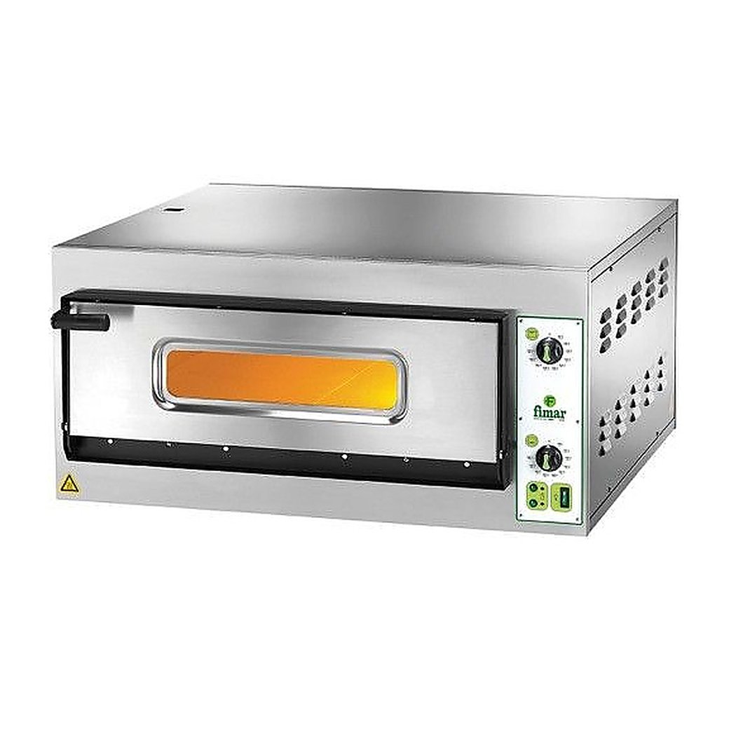 Печь для пиццы FIMAR FES4 900х785х420 мм черный, нержавеющая сталь
