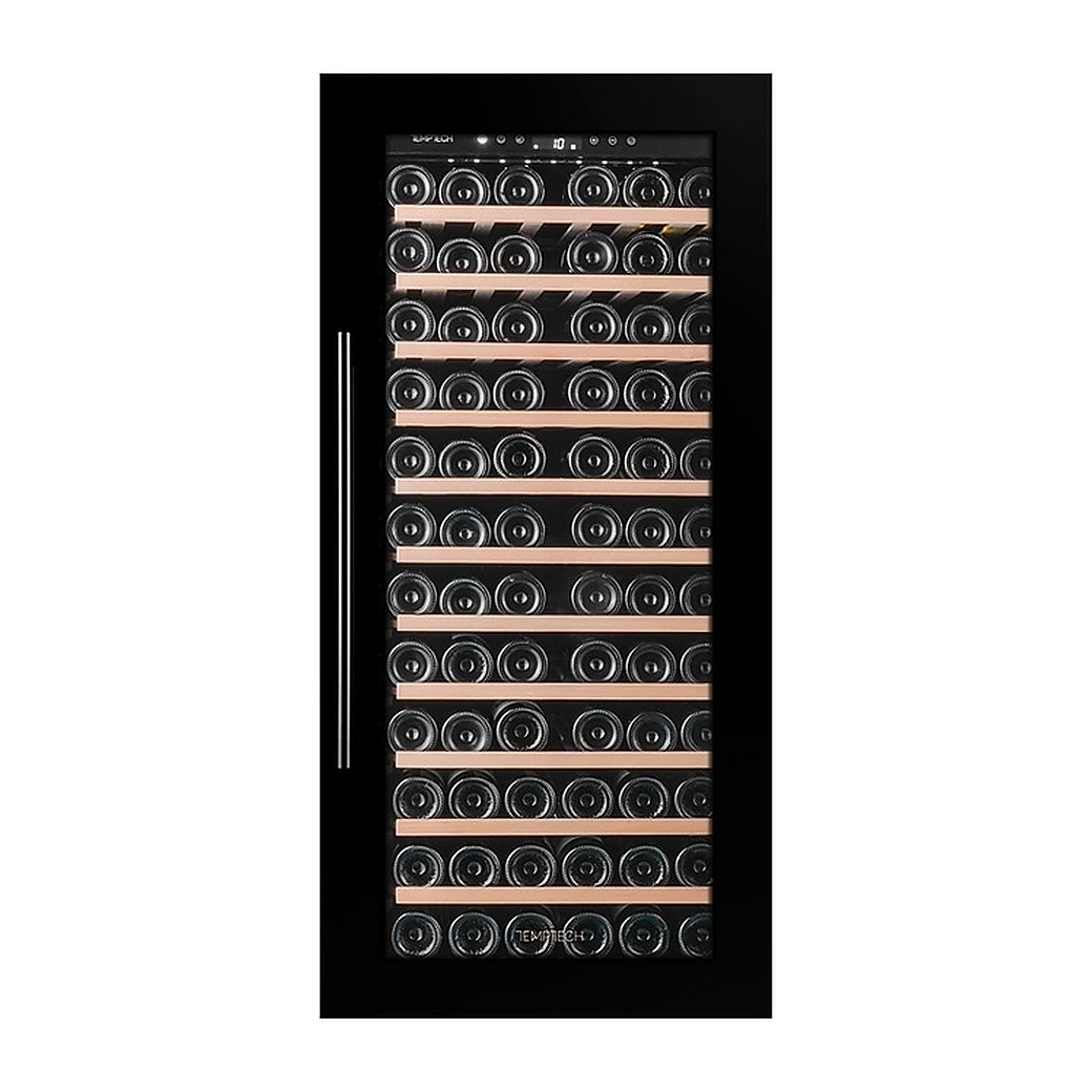 Винный шкаф Temptech Oslo OBI124SB монотемпературный черный, фото 1