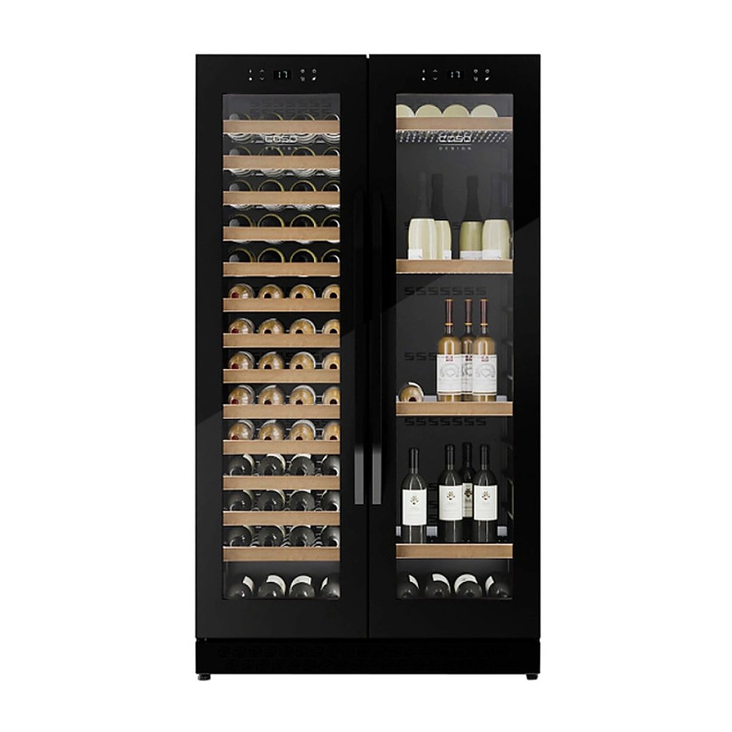 Винный шкаф CASO WineChef Duo 122 black