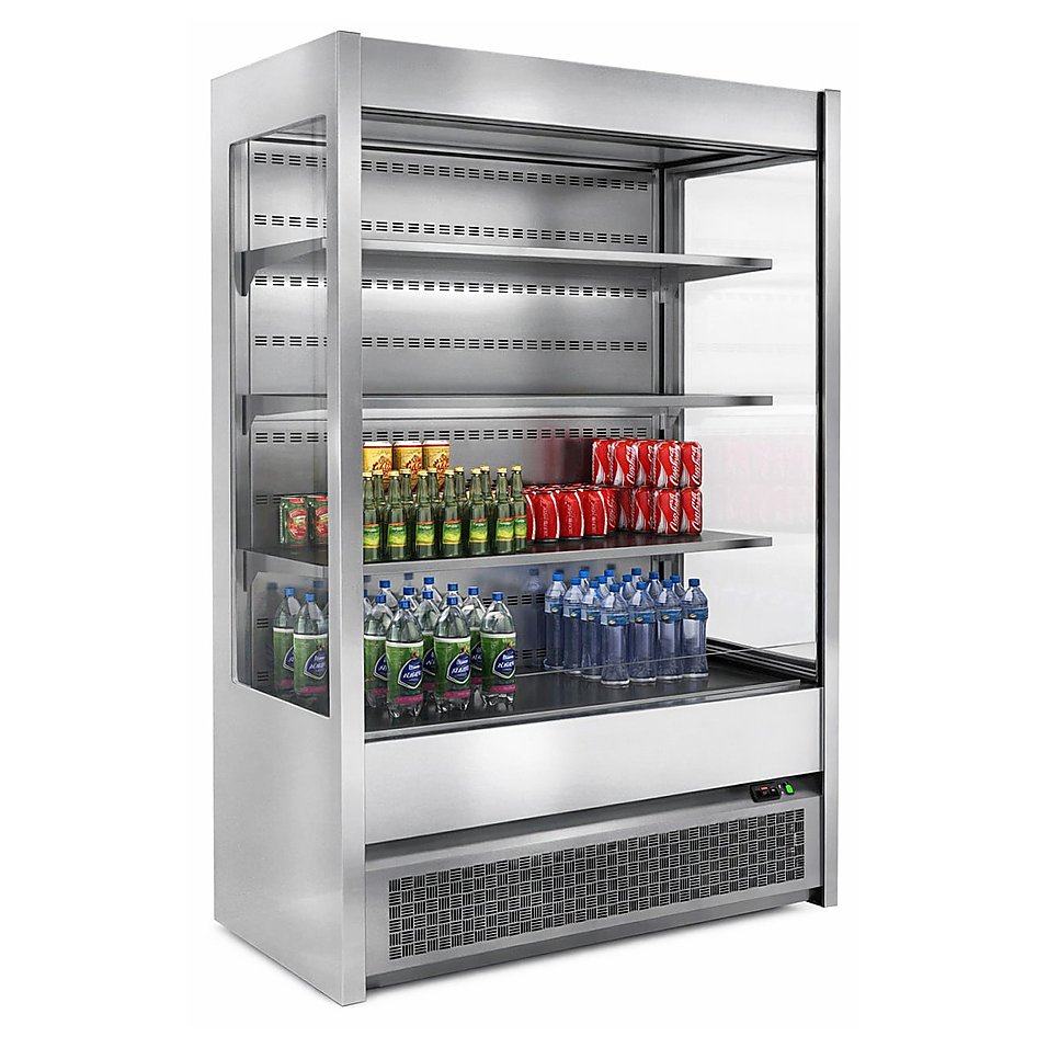 Горка холодильная HICOLD RDM 95/7 18PRO 1050х700х1800 мм, нержавеющая сталь, фото 3