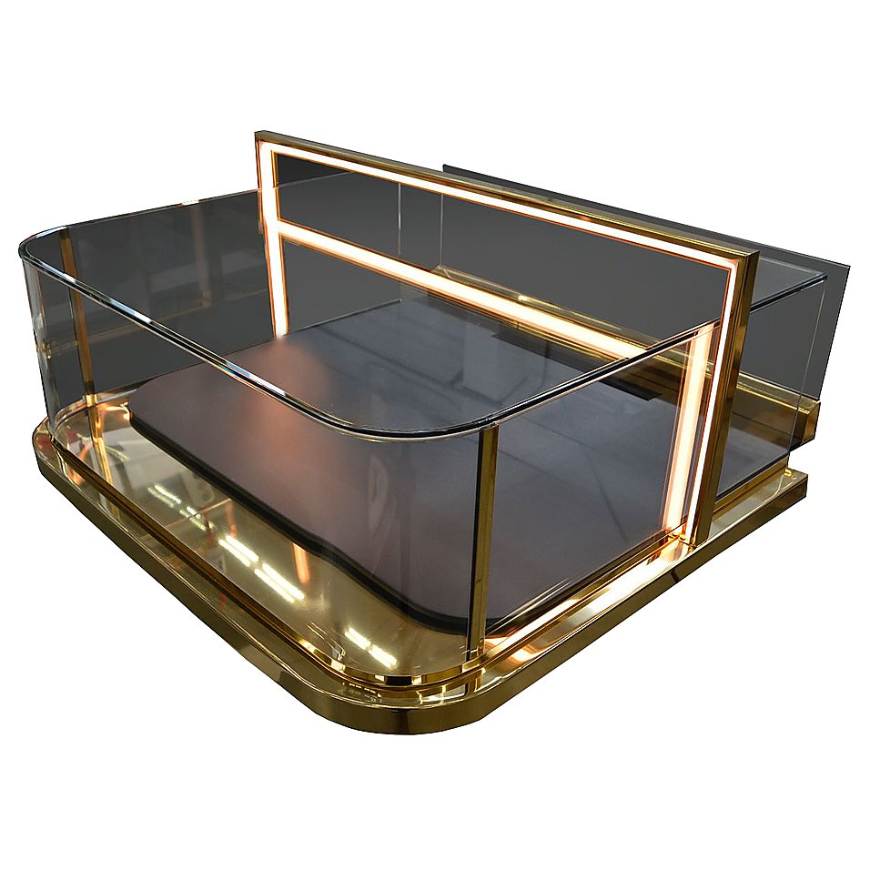 Витрина холодильная встраиваемая Finist Glassier Luxury Gold Slide GLGs-9/70/3