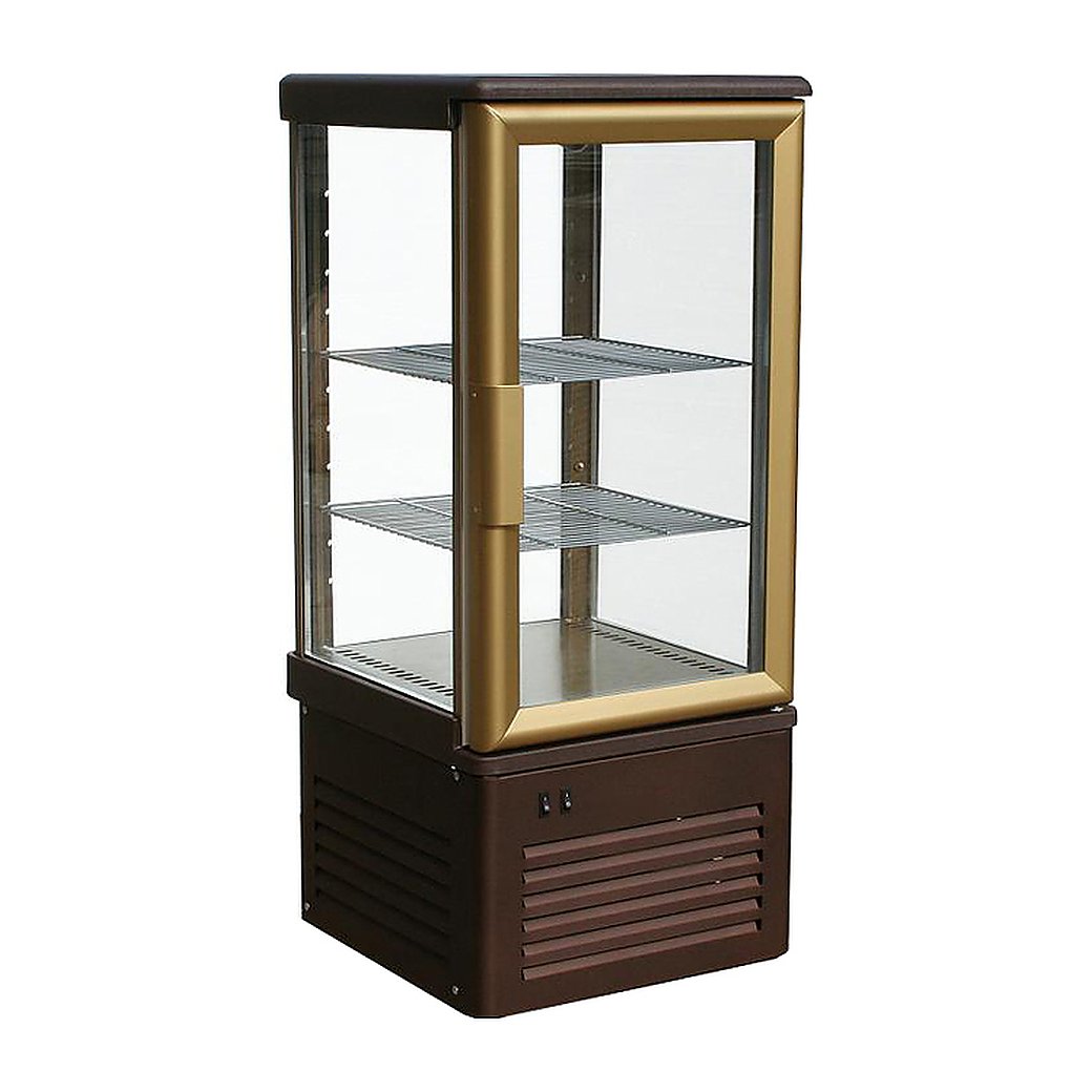 Витрина кондитерская Carboma D4 VM 120-1 (R120C, коричнево-золотой)
