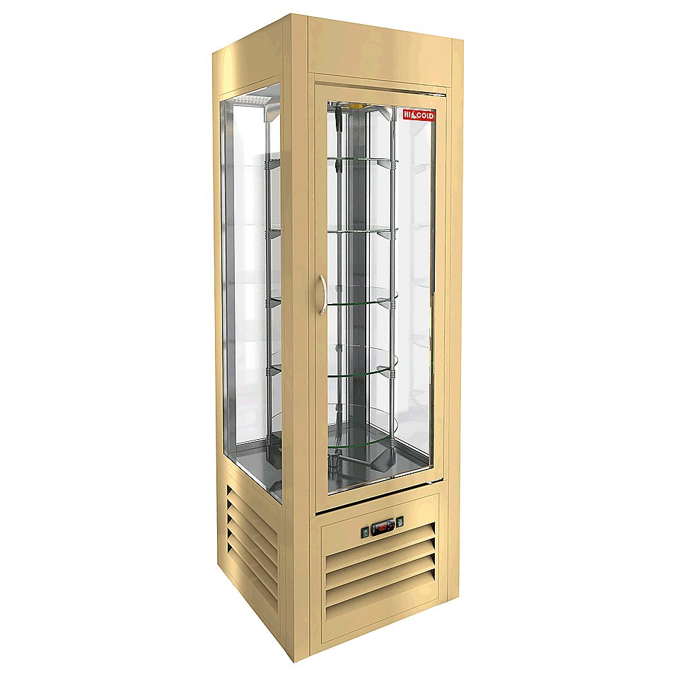 Витрина кондитерская HICOLD VRC 350 R Sh Beige