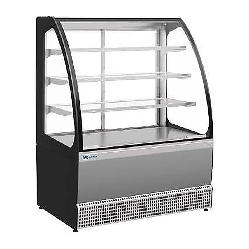 Витрина кондитерская KAYMAN KВК-950М ЛЮКС черная