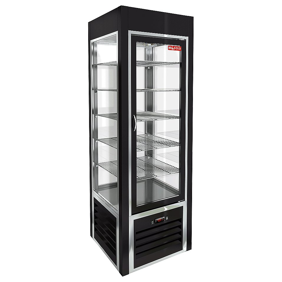 Витрина кондитерская HICOLD VRC 350 Sh Black FR