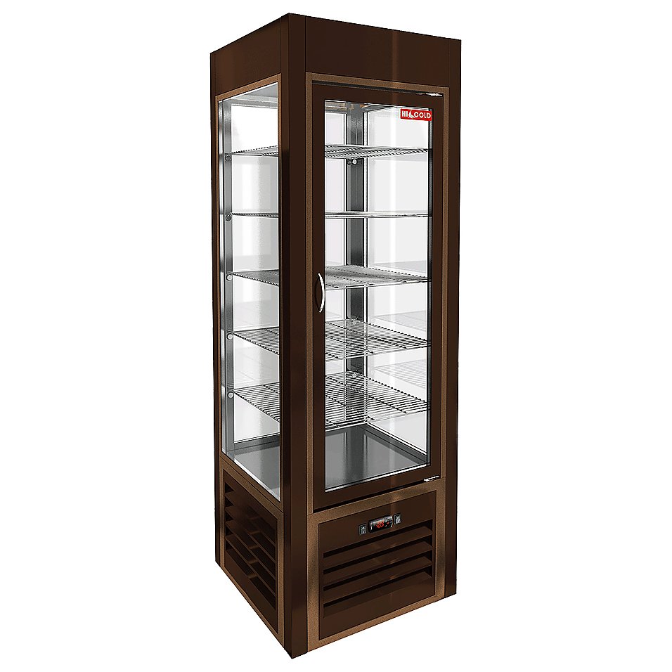 Витрина кондитерская HICOLD VRC 350 Sh Brown FR