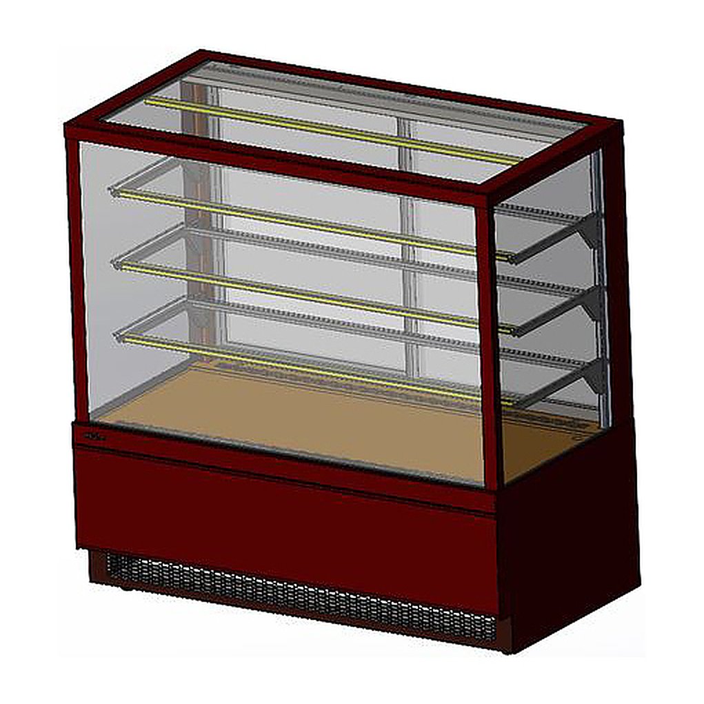 Витрина кондитерская Chilz VETE KUB LUX 130 шоколад, золотой глянец, шоколад