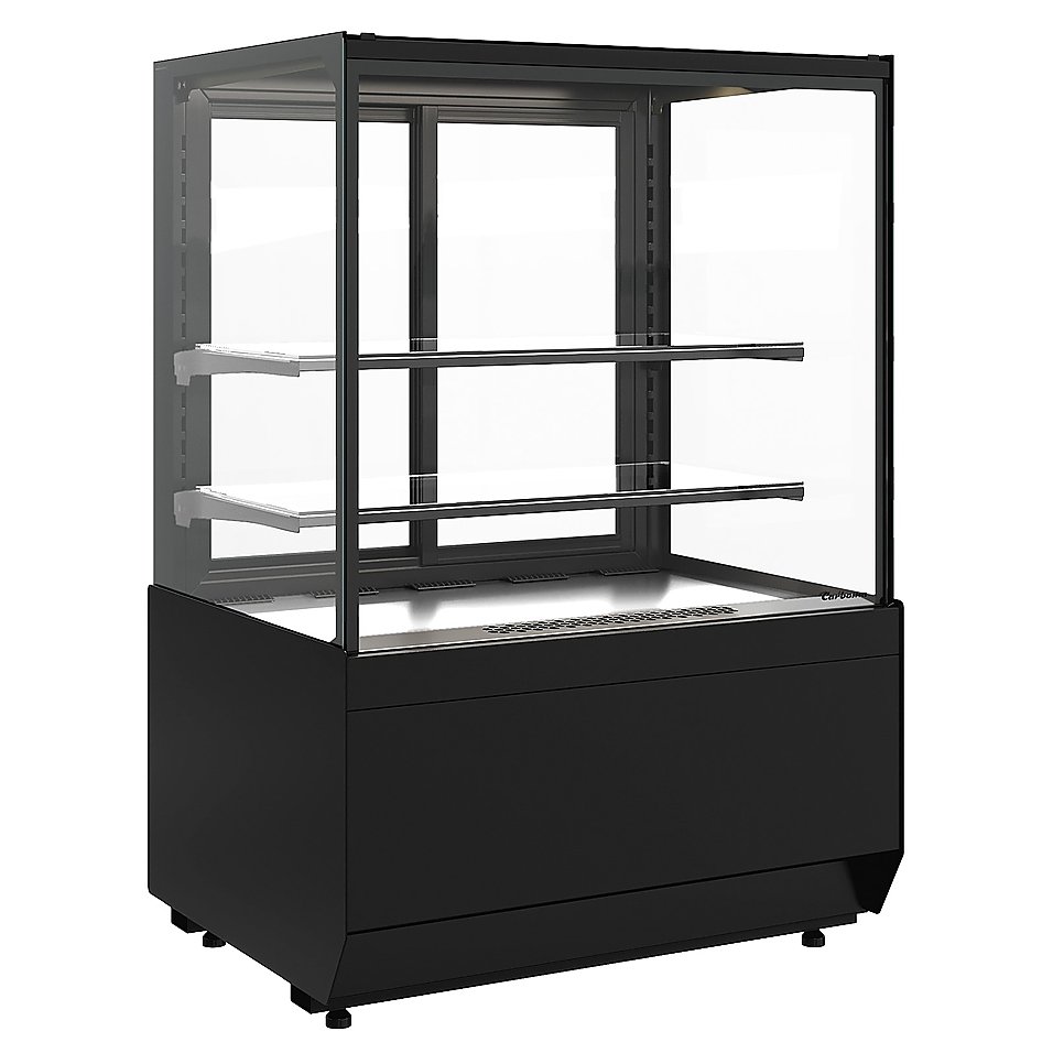 Витрина кондитерская Carboma KC70 SV 1,3-1 Standard (версия 2.0) (9005-0430, черная)