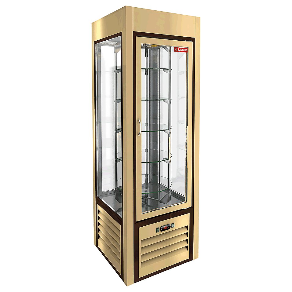 Витрина кондитерская HICOLD VRC 350 R Sh Beige FR