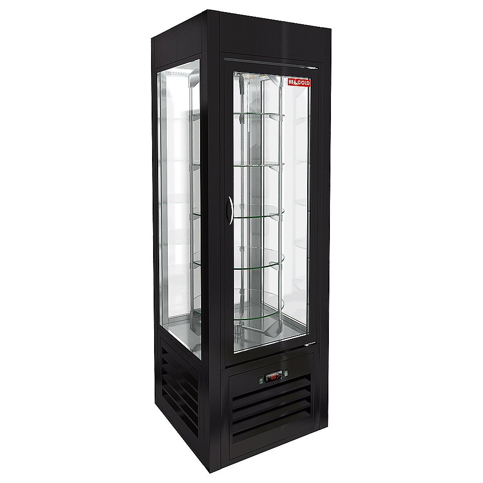 Витрина кондитерская HICOLD VRC 350 R Sh Black