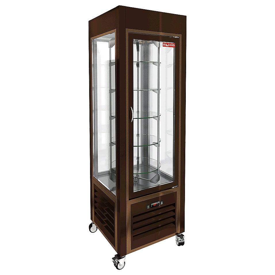 Витрина кондитерская HICOLD VRC 350 R Brown FR