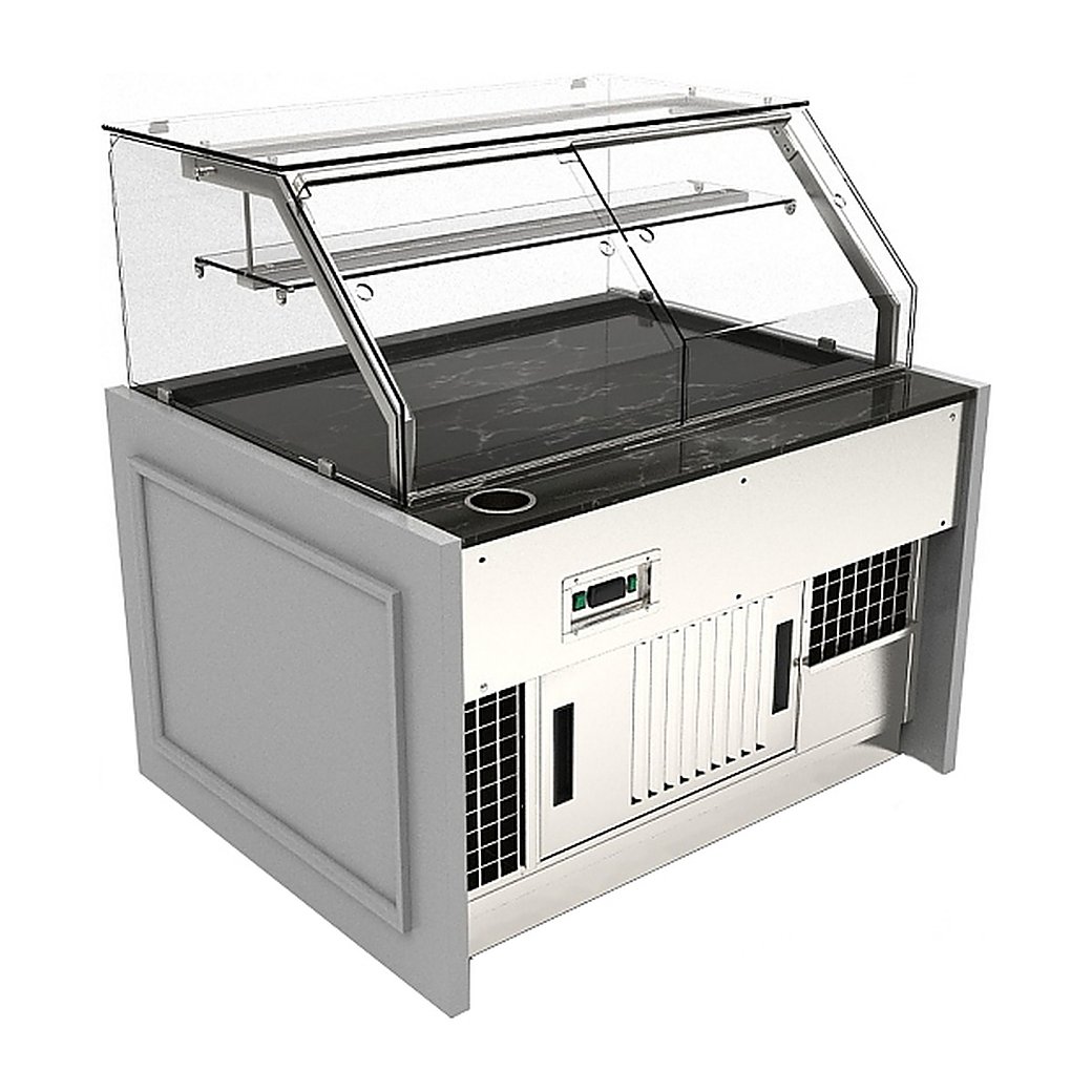 Витрина холодильная кондитерская BSV-inox VRK-2