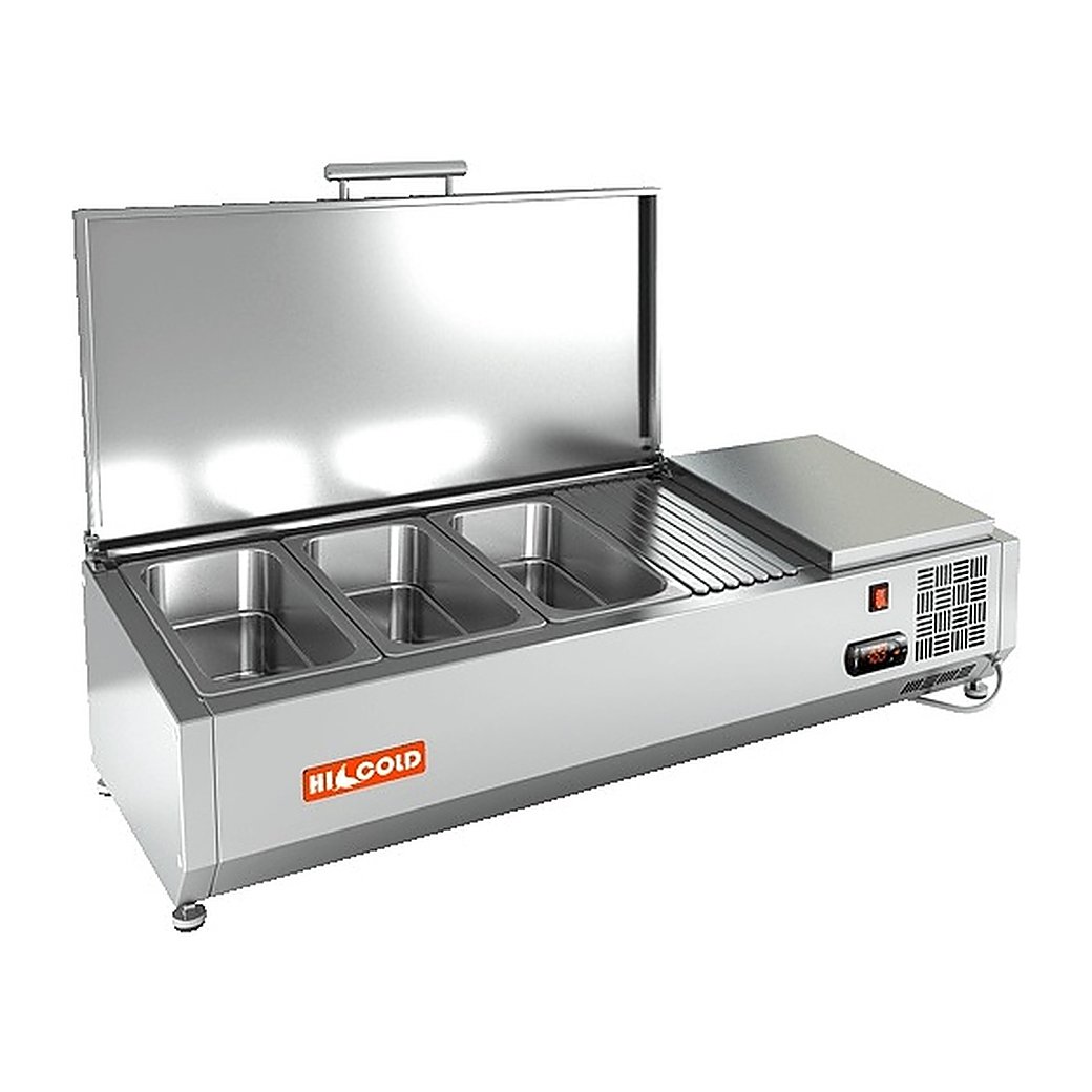 Витрина холодильная HICOLD VRTU 1000 (1/4)
