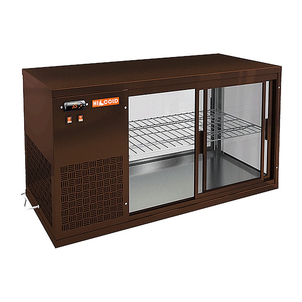 Витрина холодильная HICOLD VRL 1100 L Brown