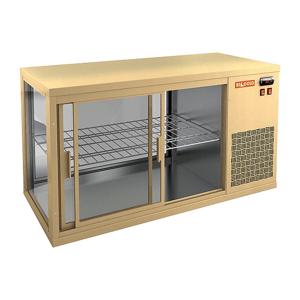 Витрина холодильная HICOLD VRL 1100 R Beige