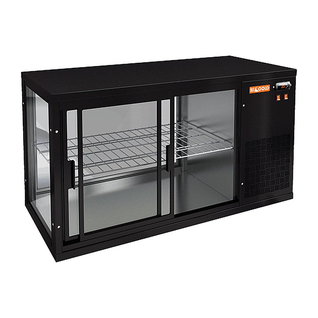 Витрина холодильная HICOLD VRL 1300 R Black