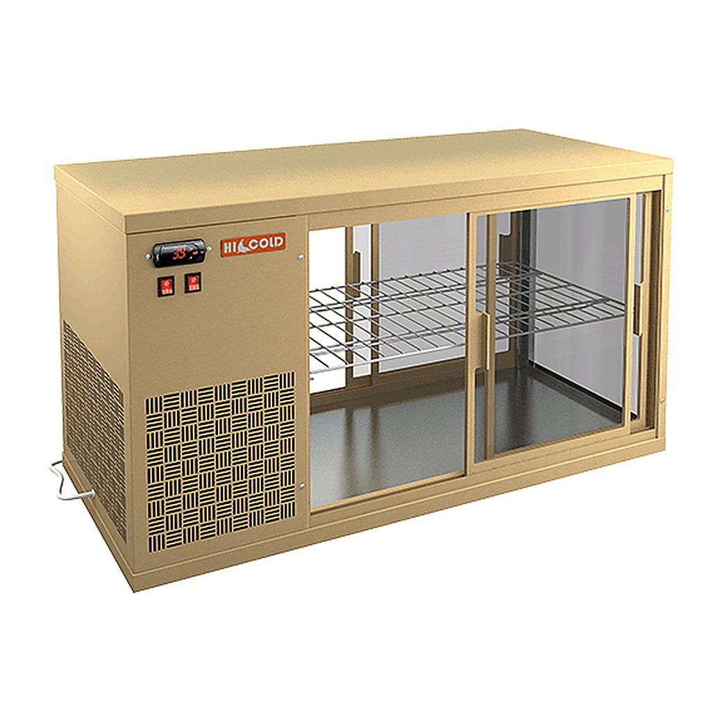 Витрина холодильная HICOLD VRL T 1100 L Beige