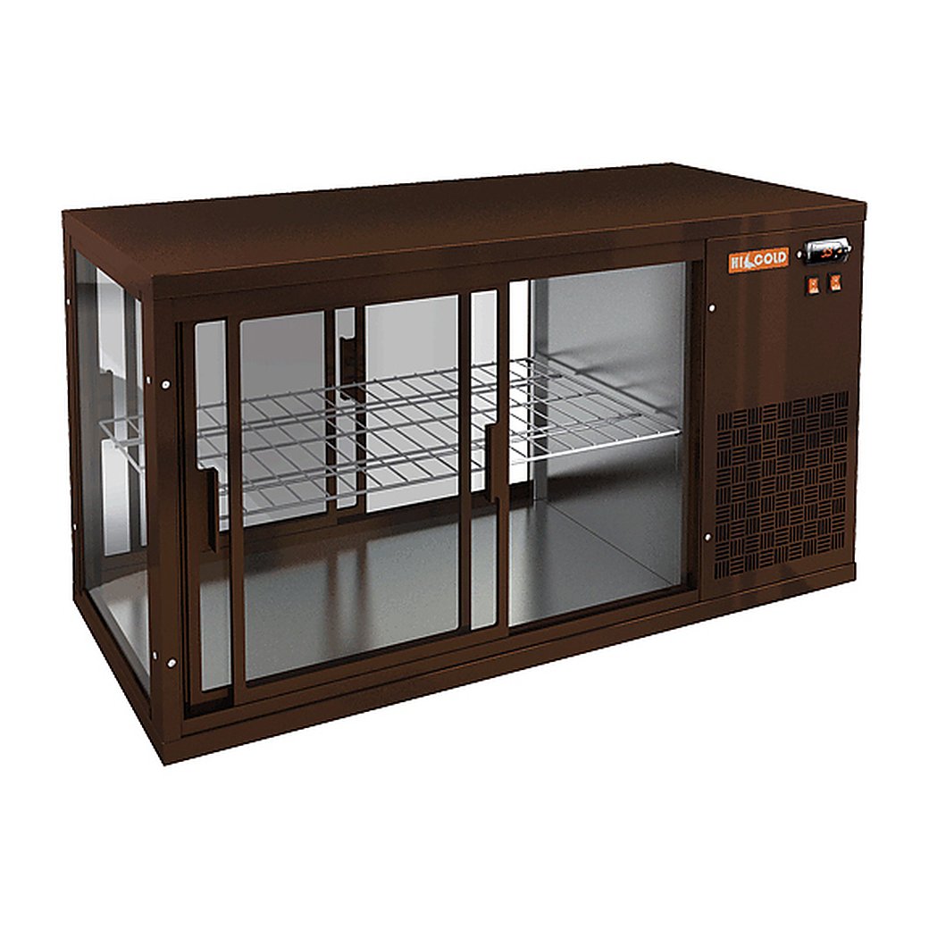 Витрина холодильная HICOLD VRL T 1300 R Brown
