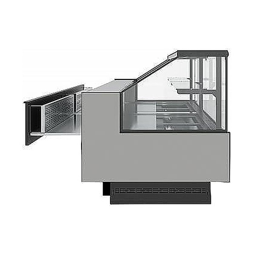 Витрина холодильная Carboma Bavaria 4 GC110 VM 2,0-1 версия 2.0 выдвижные поддоны 9006-9005 (без боковин)