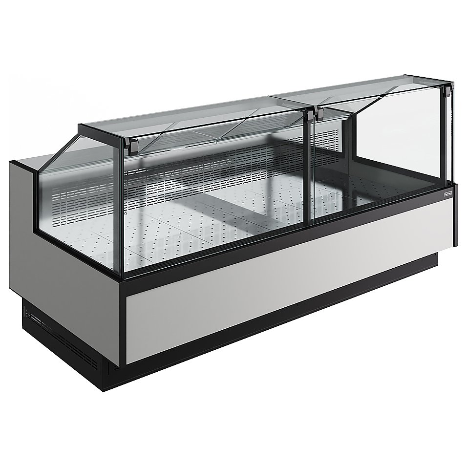 Витрина холодильная Carboma Atrium 3 GC120 SP 2,0-1 рыба на льду закрытая версия 2.0 (без боковин, статика)
