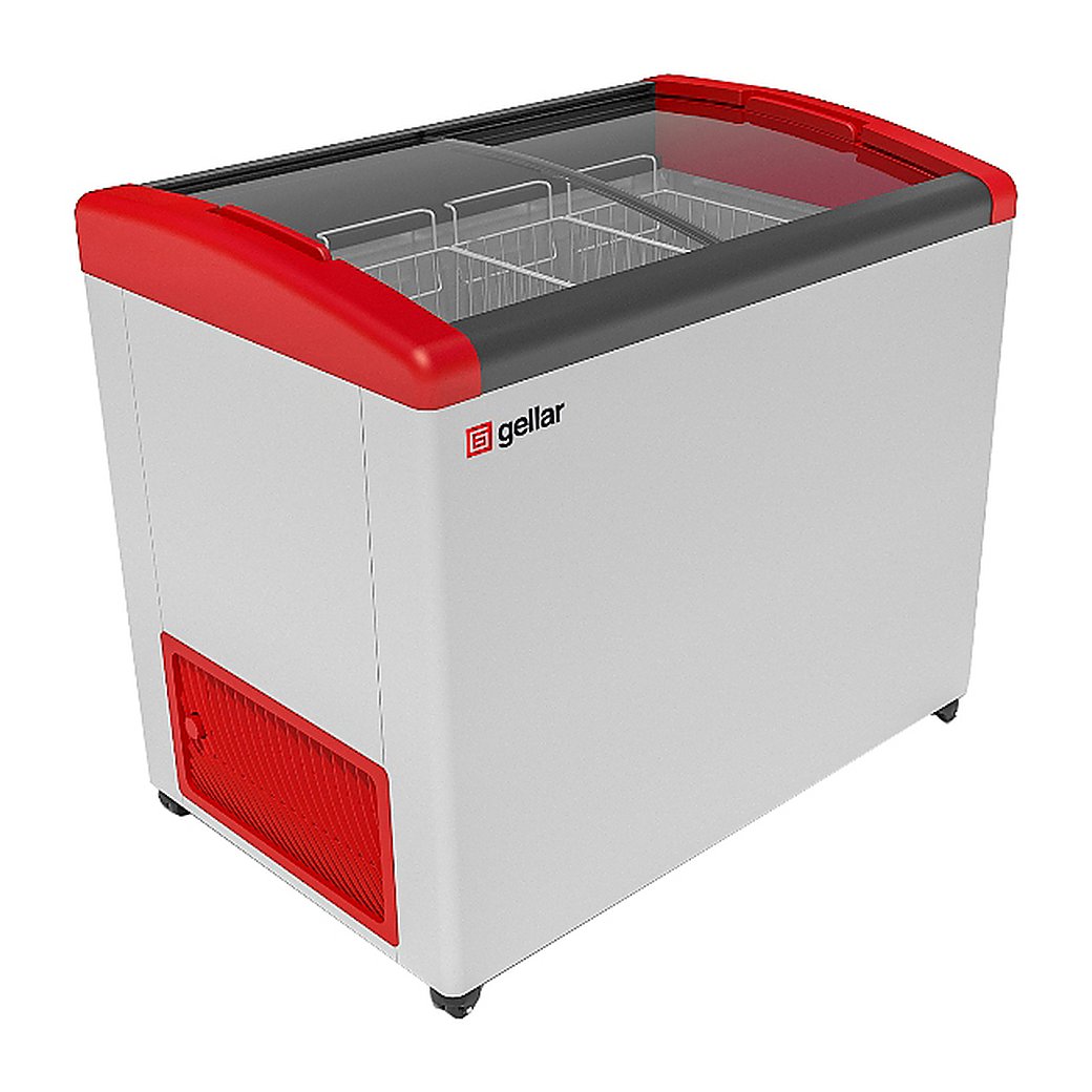 Ларь морозильный Frostor GELLAR FG 350 E красный (R290)