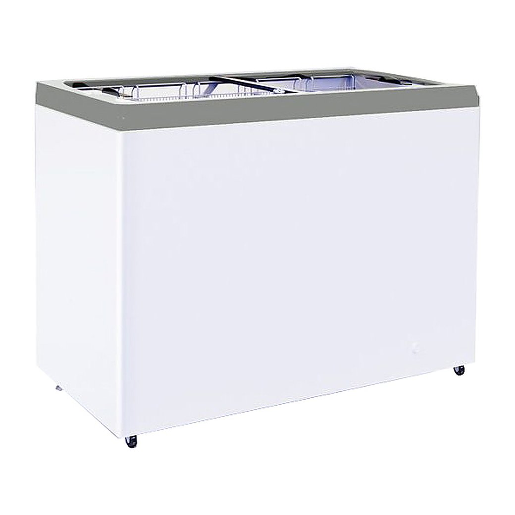 Ларь морозильный ITALFROST (CRYSPI) CF400F без корзин (серый, R290)